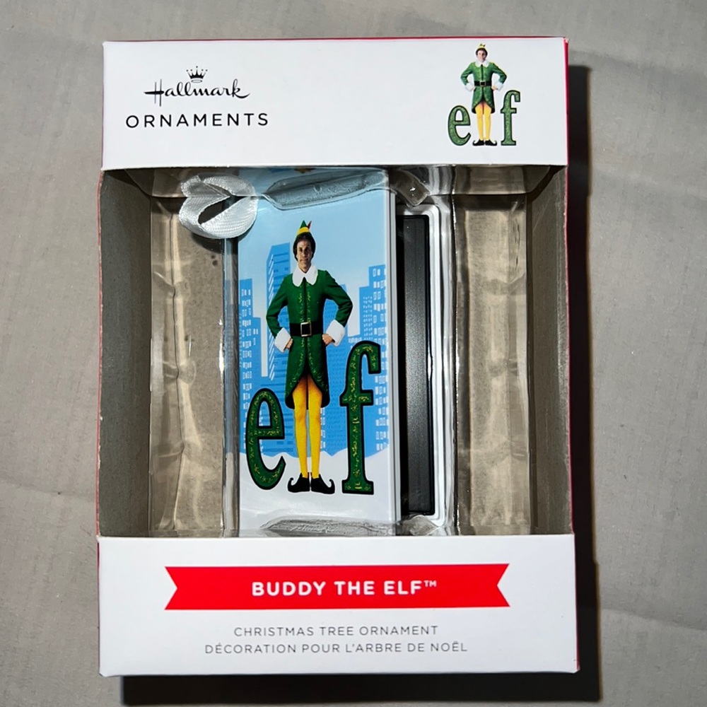 2021 Hallmark Buddy The Elf VHS Ornament